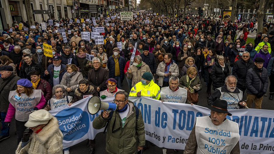 Spain sees massive fightback against privatisation of health system ...